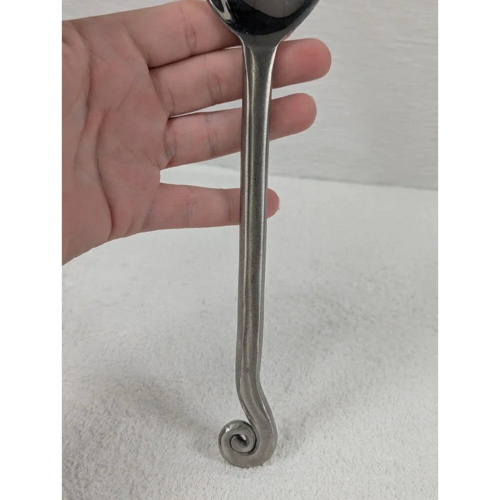 Pier 1 Imports - LILY - Dinner Fork  & Spoon - Swirl Scroll Stainless